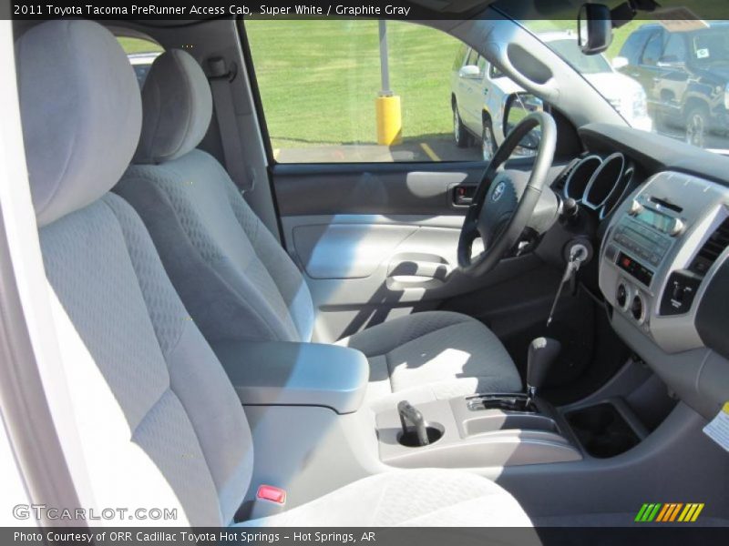 Super White / Graphite Gray 2011 Toyota Tacoma PreRunner Access Cab