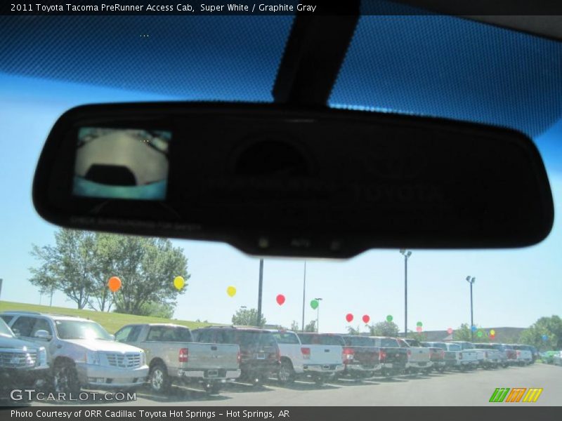 Super White / Graphite Gray 2011 Toyota Tacoma PreRunner Access Cab