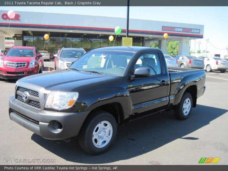 Black / Graphite Gray 2011 Toyota Tacoma Regular Cab