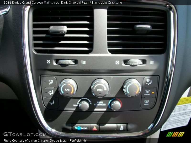 Dark Charcoal Pearl / Black/Light Graystone 2011 Dodge Grand Caravan Mainstreet