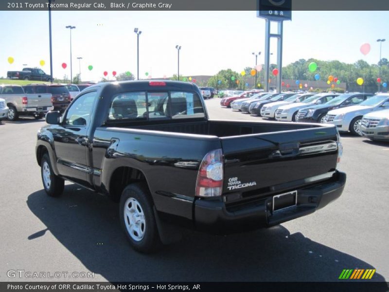 Black / Graphite Gray 2011 Toyota Tacoma Regular Cab