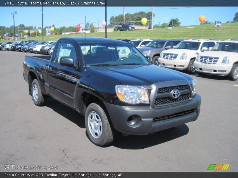 Black / Graphite Gray 2011 Toyota Tacoma Regular Cab
