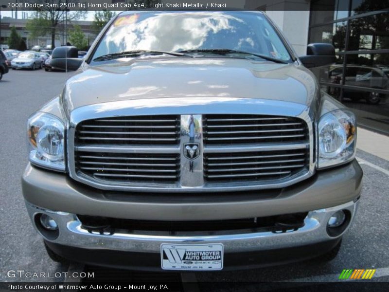 Light Khaki Metallic / Khaki 2008 Dodge Ram 2500 Big Horn Quad Cab 4x4