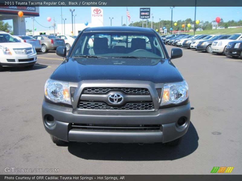 Black / Graphite Gray 2011 Toyota Tacoma Regular Cab