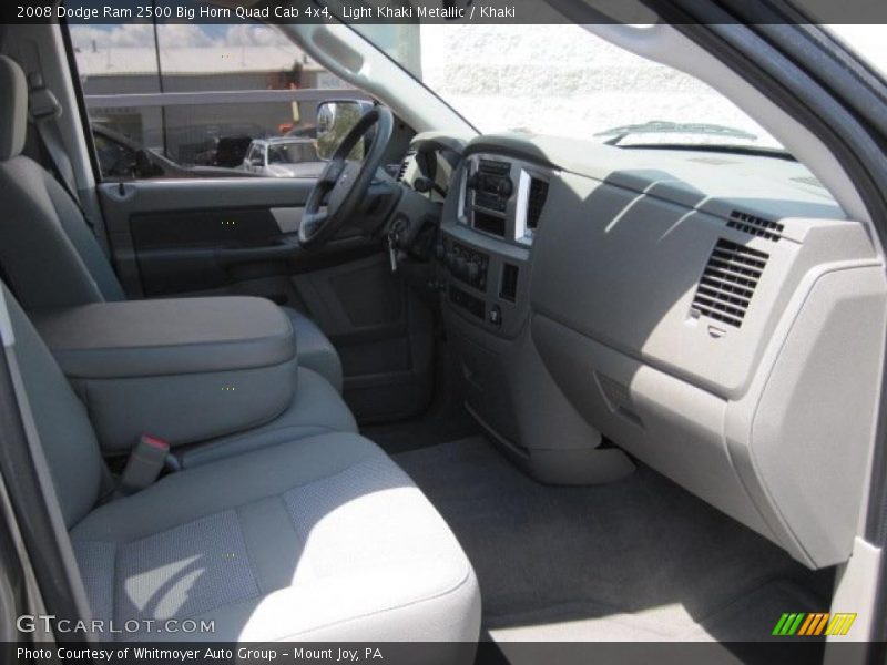 Light Khaki Metallic / Khaki 2008 Dodge Ram 2500 Big Horn Quad Cab 4x4