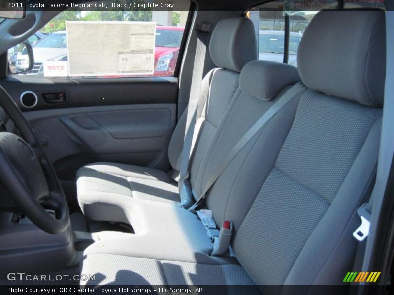 Black / Graphite Gray 2011 Toyota Tacoma Regular Cab
