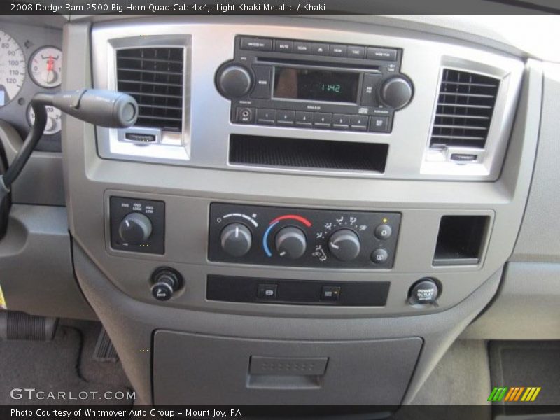 Light Khaki Metallic / Khaki 2008 Dodge Ram 2500 Big Horn Quad Cab 4x4