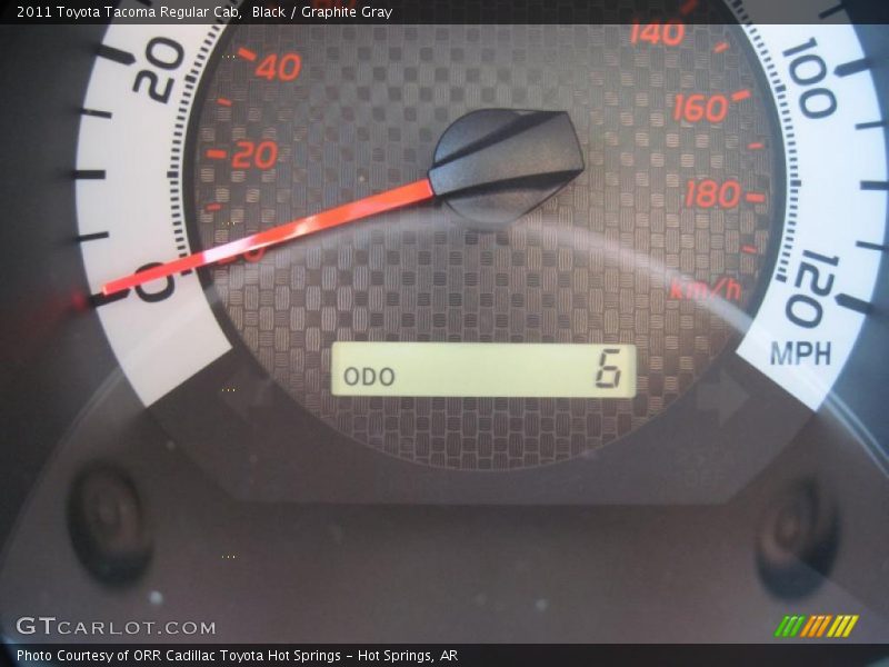 Black / Graphite Gray 2011 Toyota Tacoma Regular Cab