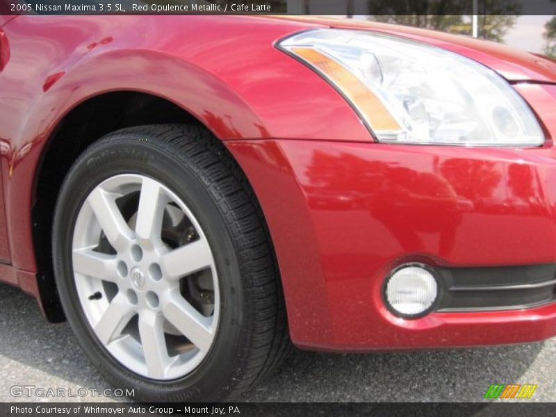 Red Opulence Metallic / Cafe Latte 2005 Nissan Maxima 3.5 SL