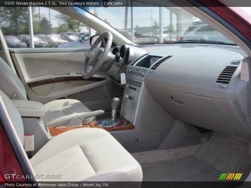 Red Opulence Metallic / Cafe Latte 2005 Nissan Maxima 3.5 SL