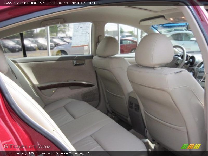 Red Opulence Metallic / Cafe Latte 2005 Nissan Maxima 3.5 SL