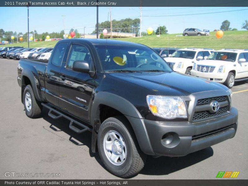 Black / Graphite Gray 2011 Toyota Tacoma Access Cab 4x4