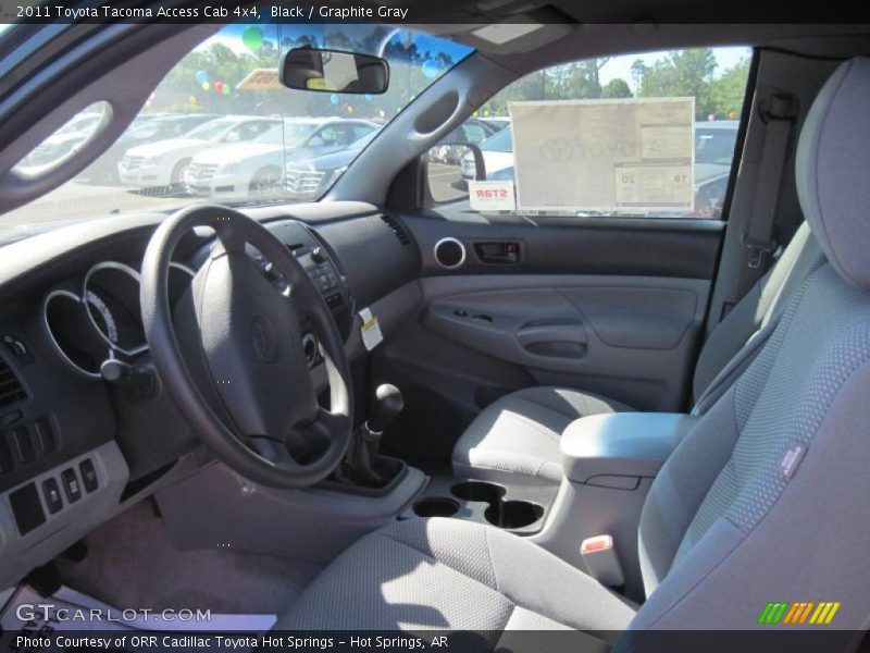 Black / Graphite Gray 2011 Toyota Tacoma Access Cab 4x4