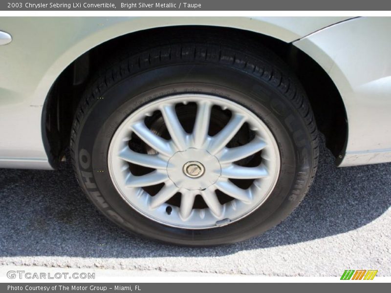  2003 Sebring LXi Convertible Wheel
