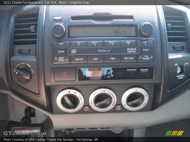 Black / Graphite Gray 2011 Toyota Tacoma Access Cab 4x4