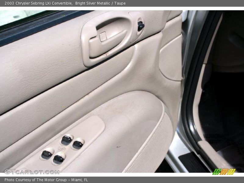 Bright Silver Metallic / Taupe 2003 Chrysler Sebring LXi Convertible