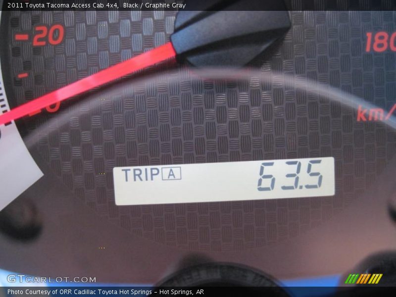 Black / Graphite Gray 2011 Toyota Tacoma Access Cab 4x4