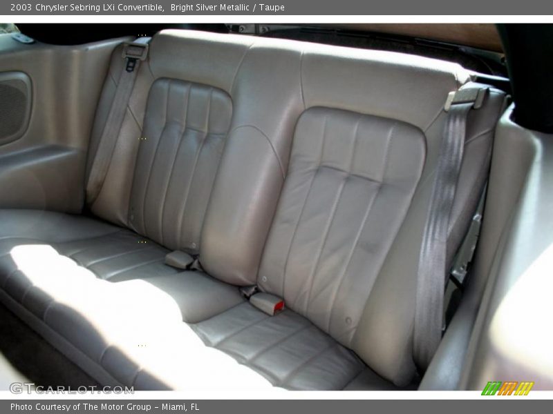 Bright Silver Metallic / Taupe 2003 Chrysler Sebring LXi Convertible