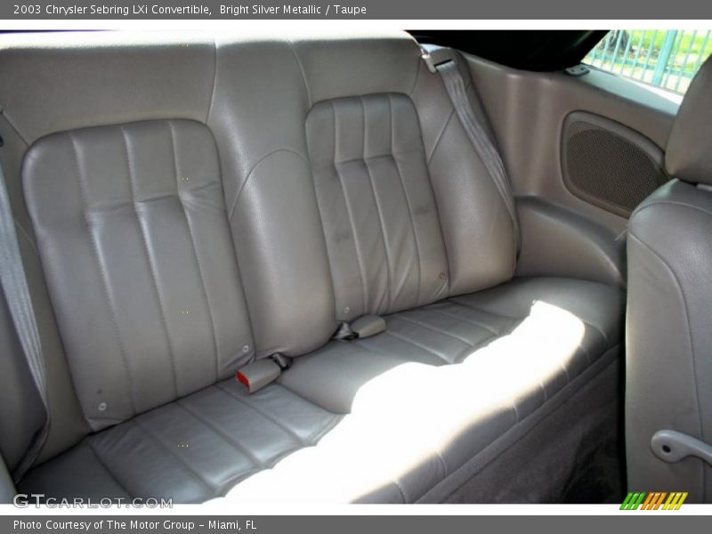 Bright Silver Metallic / Taupe 2003 Chrysler Sebring LXi Convertible