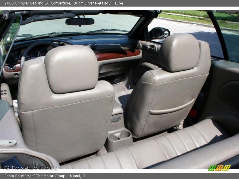 Bright Silver Metallic / Taupe 2003 Chrysler Sebring LXi Convertible