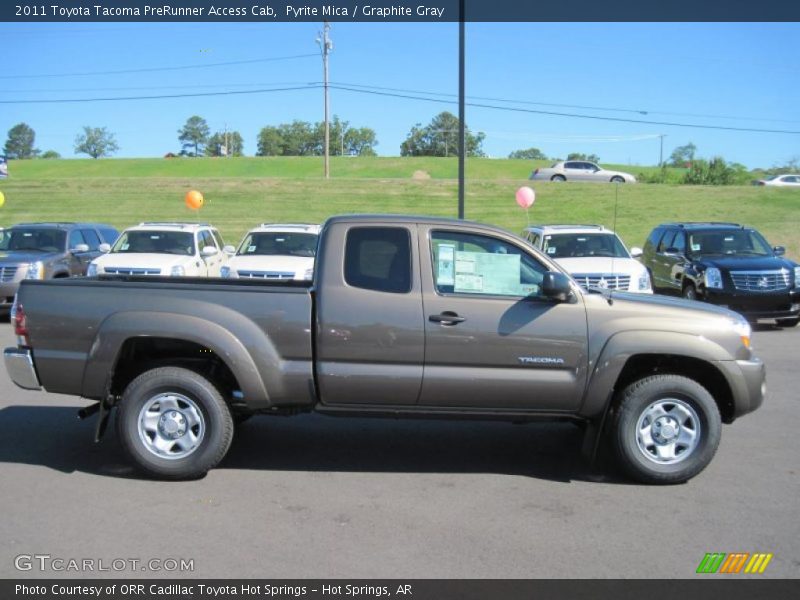 Pyrite Mica / Graphite Gray 2011 Toyota Tacoma PreRunner Access Cab