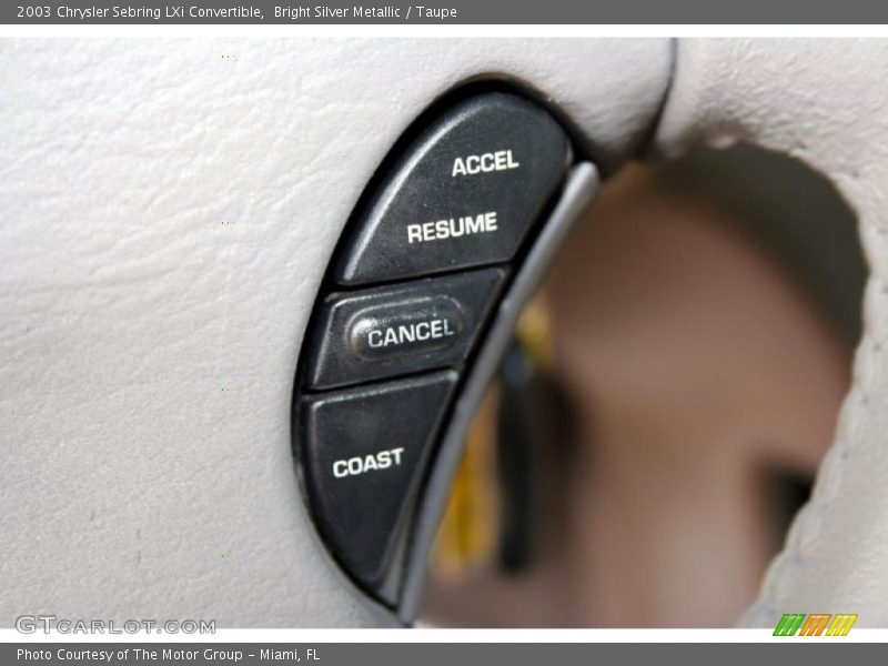 Bright Silver Metallic / Taupe 2003 Chrysler Sebring LXi Convertible