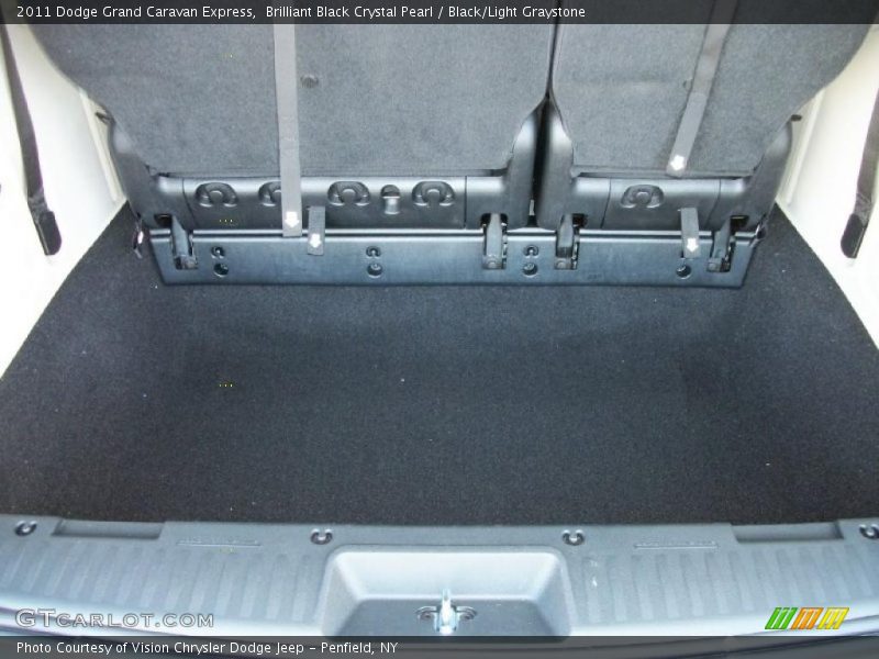 Brilliant Black Crystal Pearl / Black/Light Graystone 2011 Dodge Grand Caravan Express