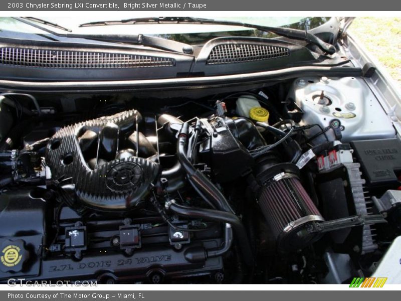  2003 Sebring LXi Convertible Engine - 2.7 Liter DOHC 24-Valve V6