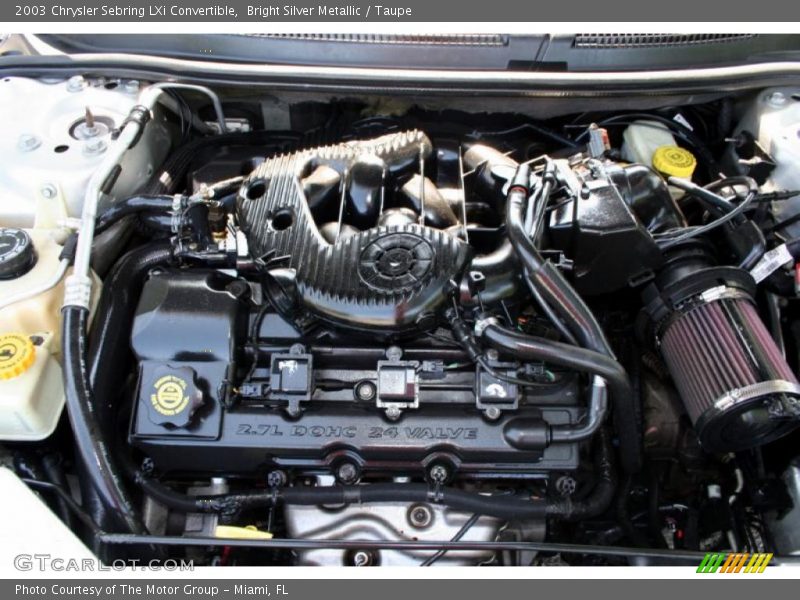  2003 Sebring LXi Convertible Engine - 2.7 Liter DOHC 24-Valve V6