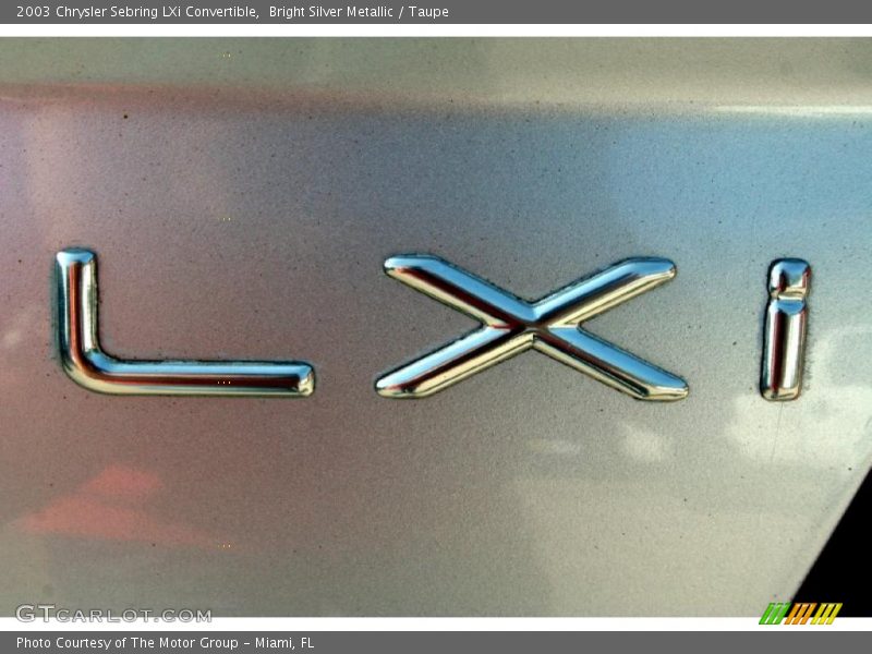  2003 Sebring LXi Convertible Logo