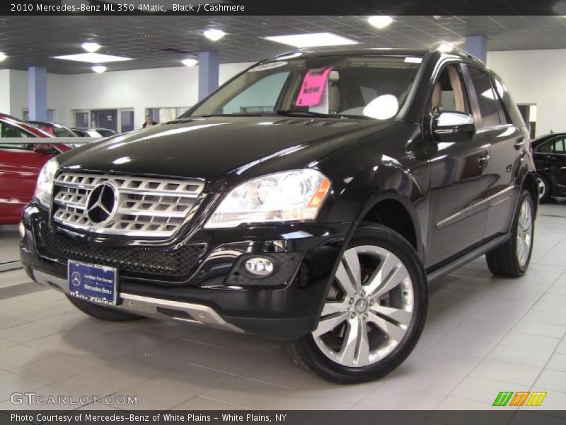 Black / Cashmere 2010 Mercedes-Benz ML 350 4Matic