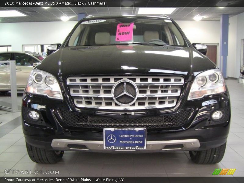 Black / Cashmere 2010 Mercedes-Benz ML 350 4Matic