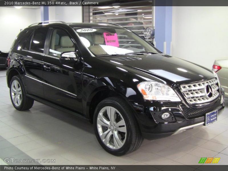 Black / Cashmere 2010 Mercedes-Benz ML 350 4Matic