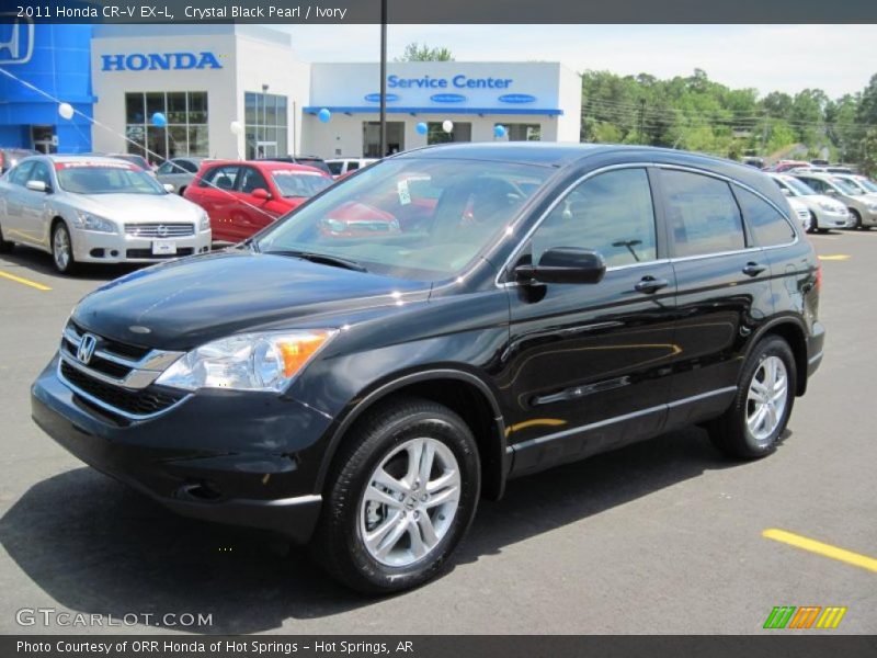 Crystal Black Pearl / Ivory 2011 Honda CR-V EX-L