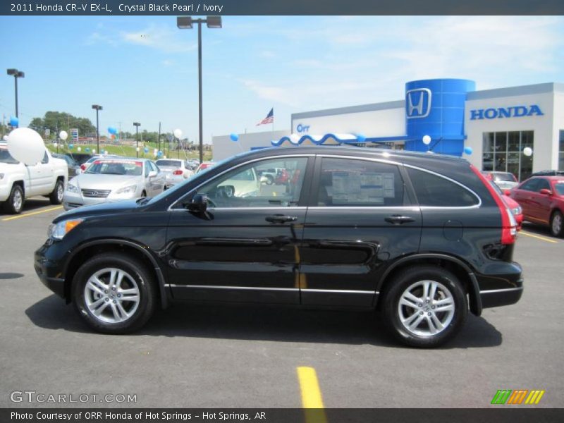Crystal Black Pearl / Ivory 2011 Honda CR-V EX-L