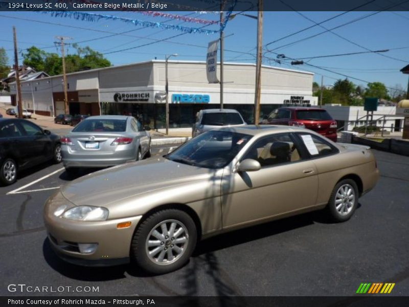Cashmere Beige Metallic / Beige 1994 Lexus SC 400