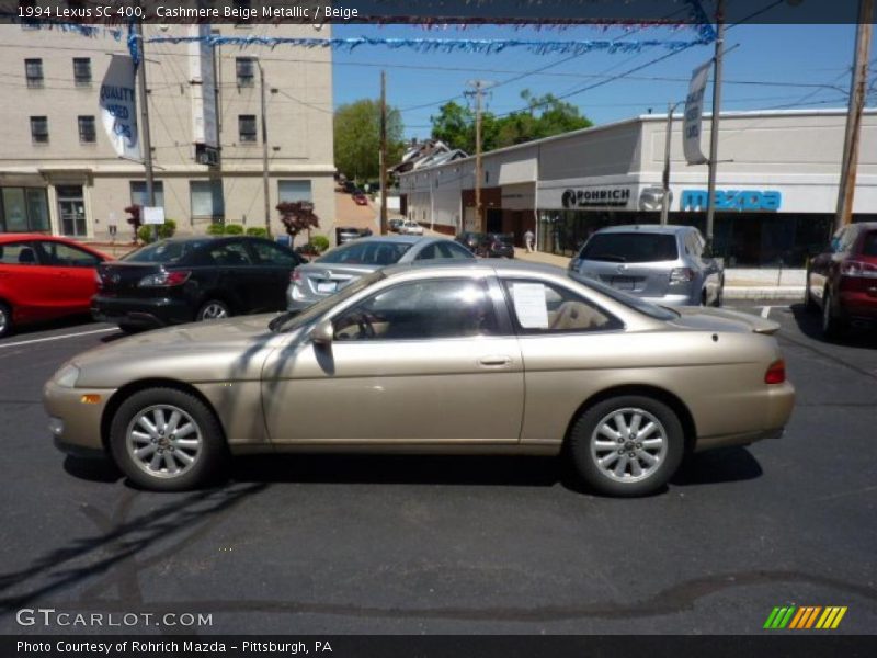 Cashmere Beige Metallic / Beige 1994 Lexus SC 400