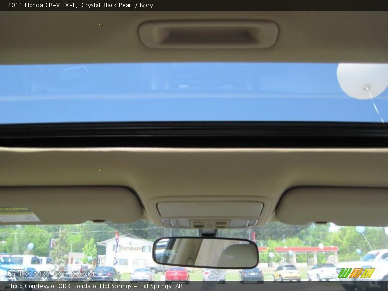 Crystal Black Pearl / Ivory 2011 Honda CR-V EX-L