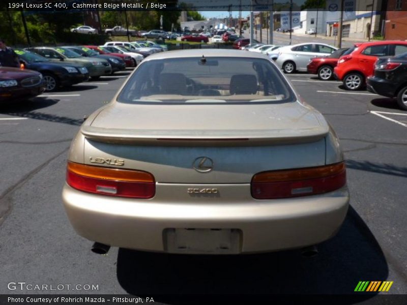 Cashmere Beige Metallic / Beige 1994 Lexus SC 400