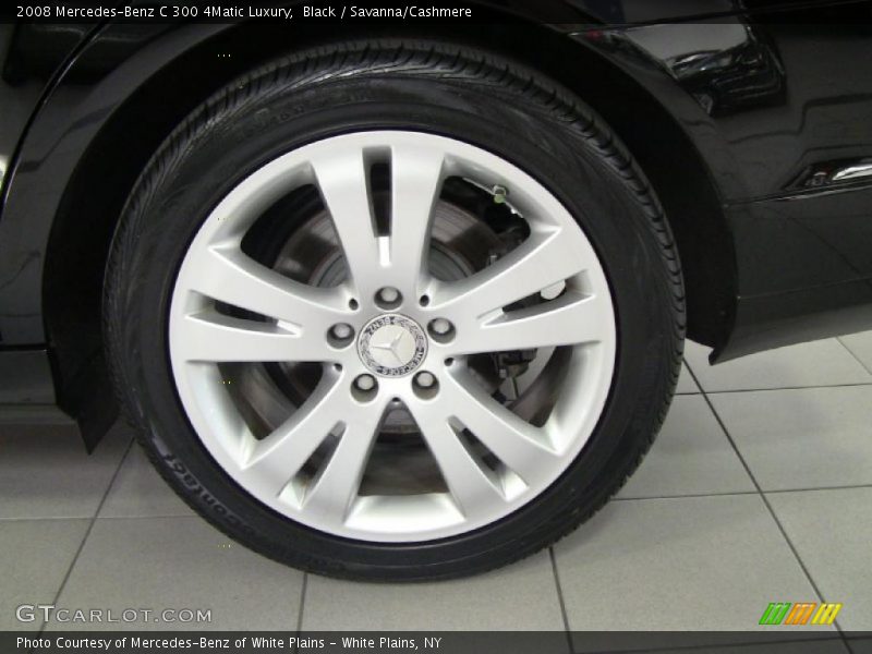 Black / Savanna/Cashmere 2008 Mercedes-Benz C 300 4Matic Luxury