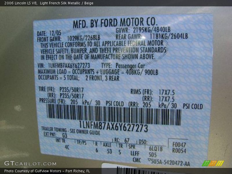 G3 - 2006 Lincoln LS V8