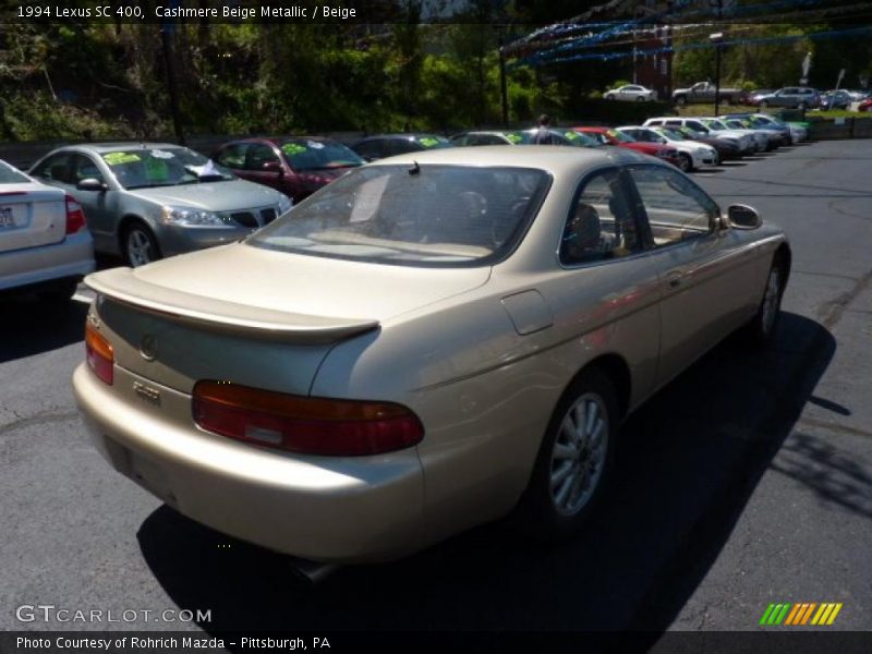 Cashmere Beige Metallic / Beige 1994 Lexus SC 400
