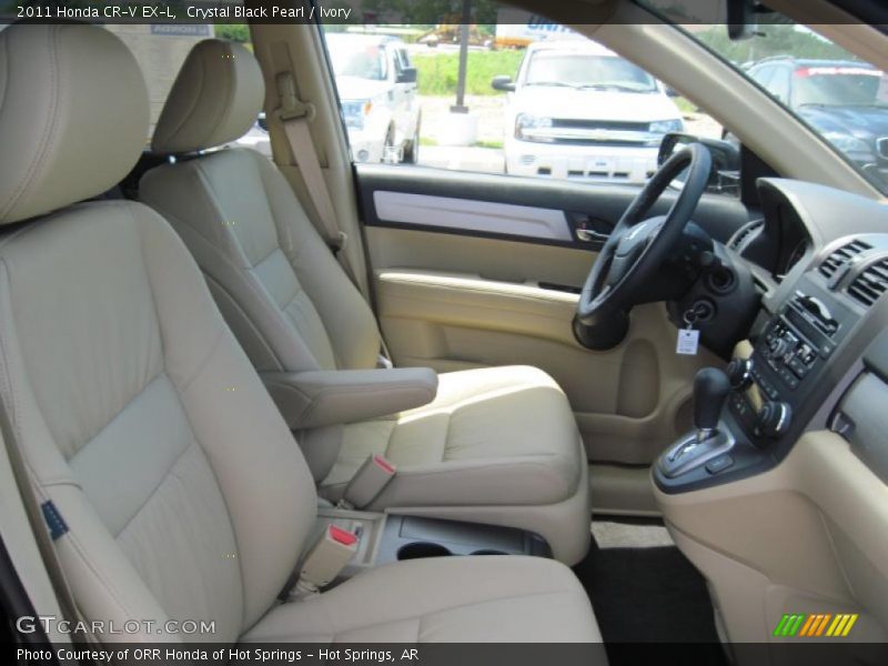 Crystal Black Pearl / Ivory 2011 Honda CR-V EX-L