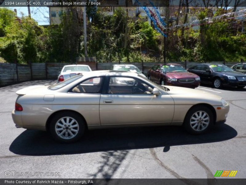 Cashmere Beige Metallic / Beige 1994 Lexus SC 400