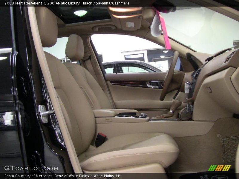 Black / Savanna/Cashmere 2008 Mercedes-Benz C 300 4Matic Luxury