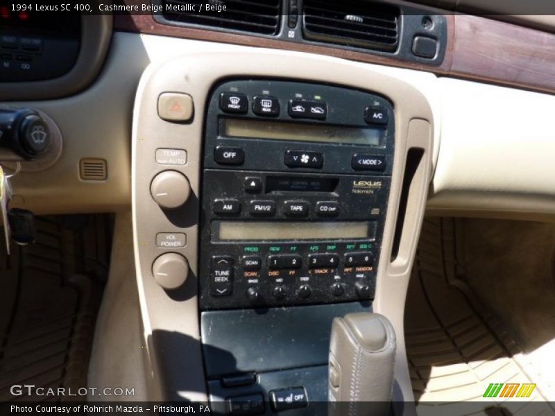 Cashmere Beige Metallic / Beige 1994 Lexus SC 400