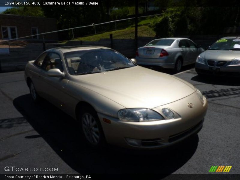 Cashmere Beige Metallic / Beige 1994 Lexus SC 400