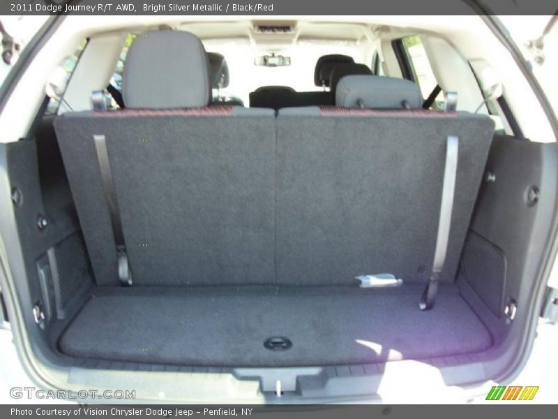 Bright Silver Metallic / Black/Red 2011 Dodge Journey R/T AWD