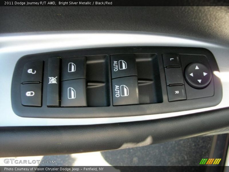 Bright Silver Metallic / Black/Red 2011 Dodge Journey R/T AWD