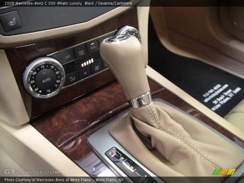Black / Savanna/Cashmere 2008 Mercedes-Benz C 300 4Matic Luxury